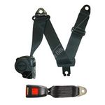Securon Auto Lap & Diagonal Seat Belt (5051S/SL22) - Black 